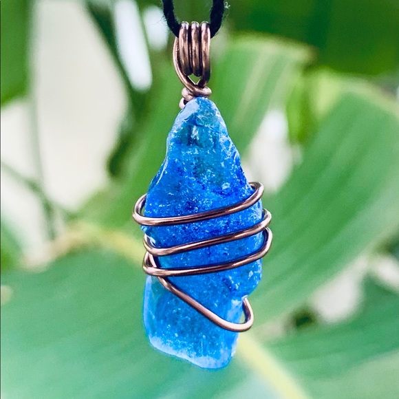 Hand Crafted Jewelry - 🌷3 For $25🌷 Cobalt Blue Seaglass Necklace